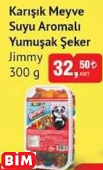 JİMMY KARIŞIK MEYVE SUYU AROMALI YUMUŞAK ŞEKER
